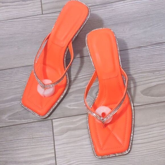 (15-2503) Camssoo Women's Sandals  Open Toe Sz 37 (6.5) - Picture 3 of 11